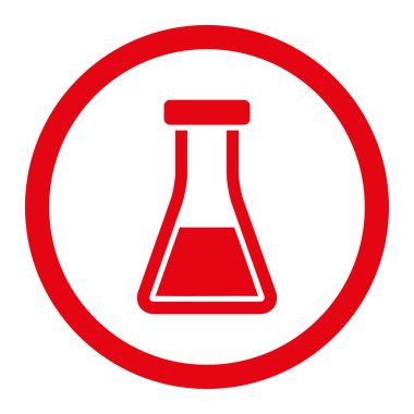 Şişesi yuvarlak vektör simgesi