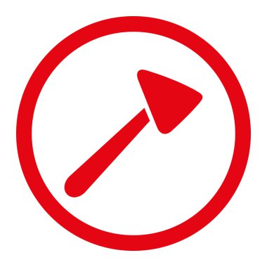 Nörolog çekiç yuvarlak vektör simgesi