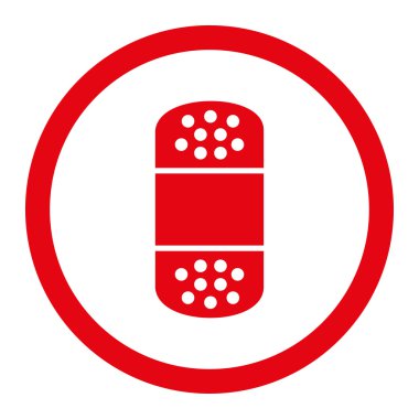 Yuvarlak vektör simge alçı