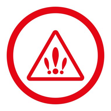 Birden fazla sorun yuvarlak vektör simgesi