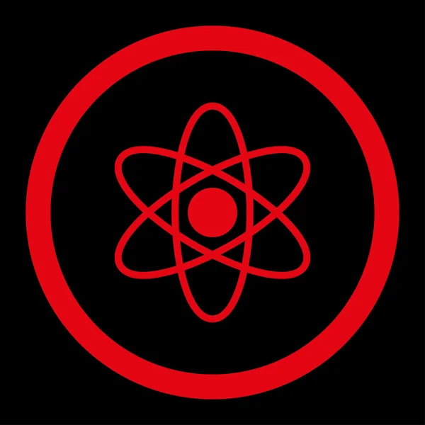 Atom rundade vektor Icon — Stock vektor