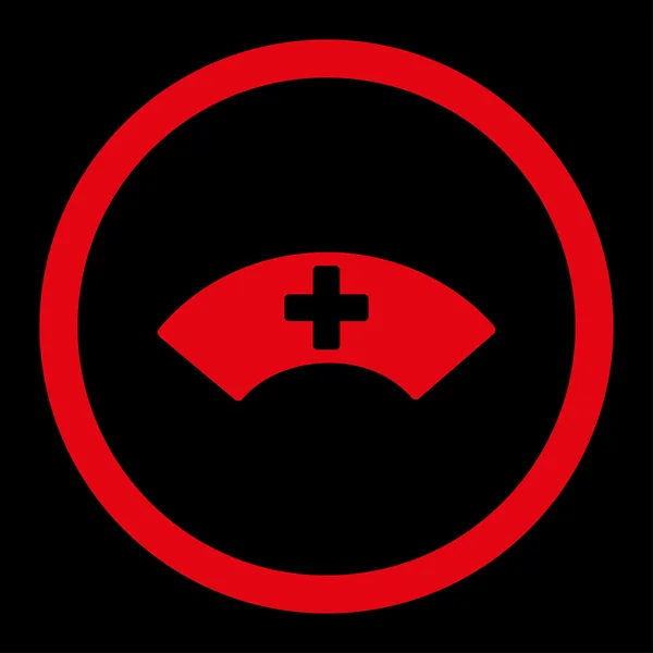 Visor médico redondeado Vector icono — Archivo Imágenes Vectoriales