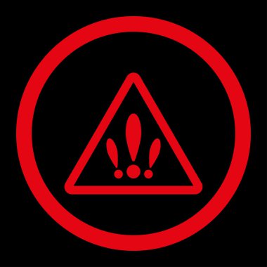 Birden fazla sorun yuvarlak Raster simgesi