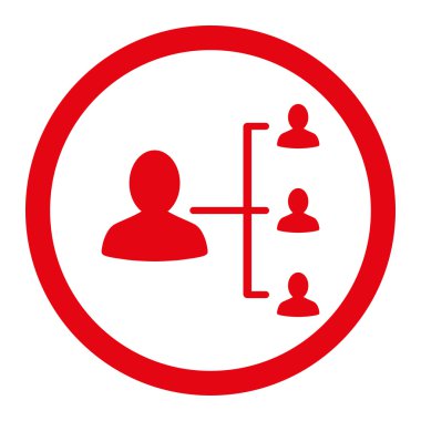 Hasta ilişkileri yuvarlak Raster simgesi