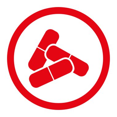 Hapları yuvarlak Raster simgesi