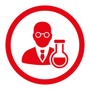 Kimyager yuvarlak Raster simgesi