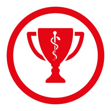 Tıbbi Kupası yuvarlak Raster simgesi