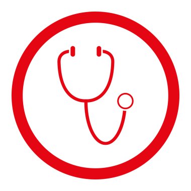 Stetoskop yuvarlak Raster simgesi