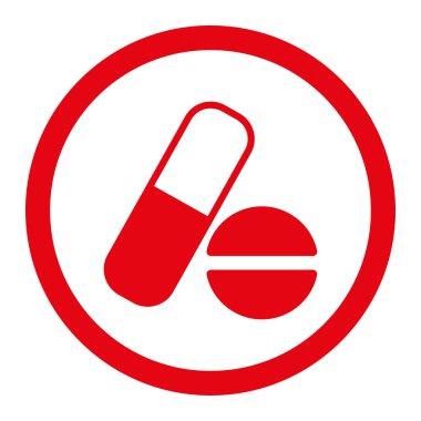 İlaç yuvarlak Raster simgesi