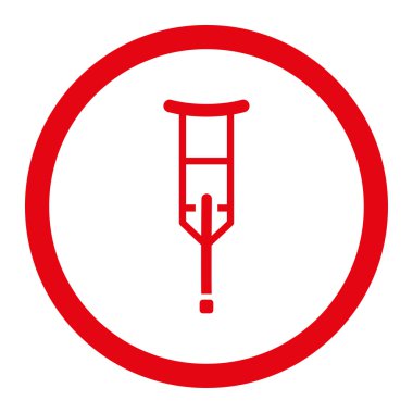 Koltuk değneği yuvarlak Raster simgesi