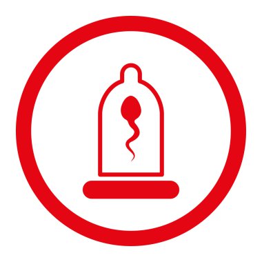 Sperm prezervatif yuvarlak Raster simgesi