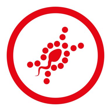 DNA çoğaltma yuvarlak Raster simgesi