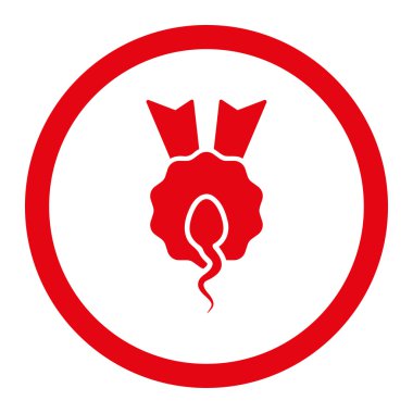 Sperm kazanan yuvarlak Raster simgesi