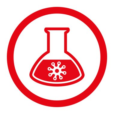 Enfeksiyon konteyner yuvarlak Raster simgesi