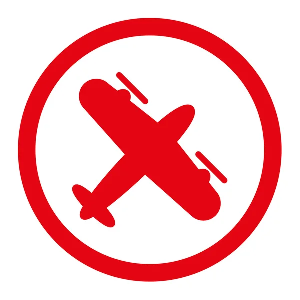 Tornillo avión redondeado Raster icono —  Fotos de Stock