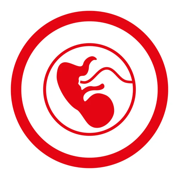 Embarazo redondeado Raster icono — Foto de Stock
