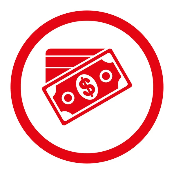 Dinero redondeado Raster icono —  Fotos de Stock