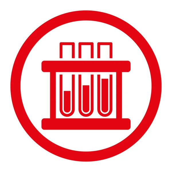 Test Tubes Rounded Raster Icon