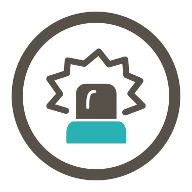 Alarm yuvarlak Raster simgesi