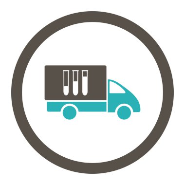 Analiz teslim yuvarlak Raster simgesi