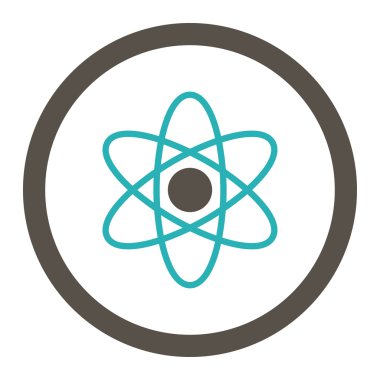 Atom yuvarlak Raster simgesi