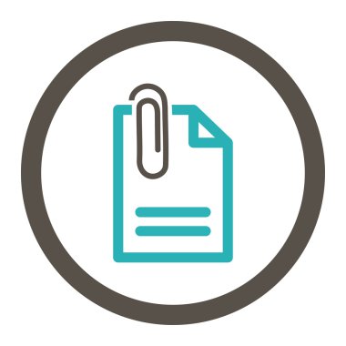 Belge yuvarlak Raster simgesi ekleme