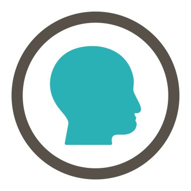 Kel kafası yuvarlak Raster simgesi