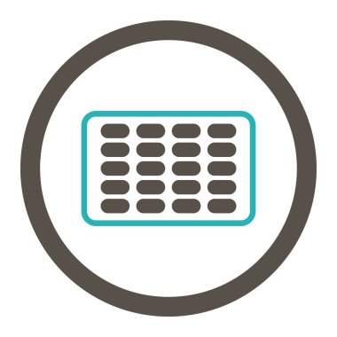 Blister yuvarlak Raster simgesi