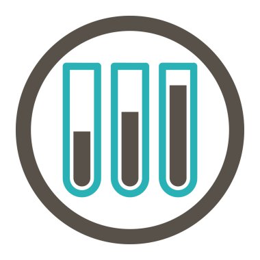 Kan analizi yuvarlak Raster simgesi