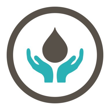 Kan bağışı yuvarlak Raster simgesi