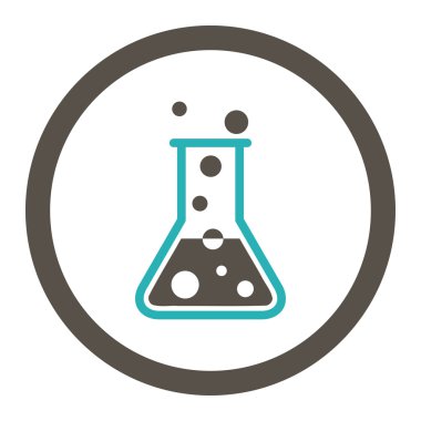 Sıvı yuvarlak Raster simgesi kaynar