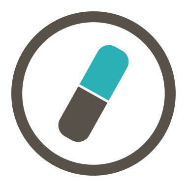 Kapsül yuvarlak Raster simgesi