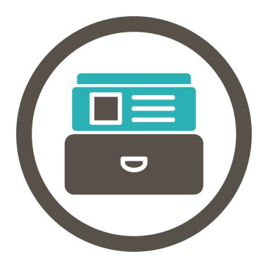 Dizin kutusunda yuvarlak Raster simgesi