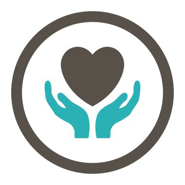 Sadaka yuvarlak Raster simgesi