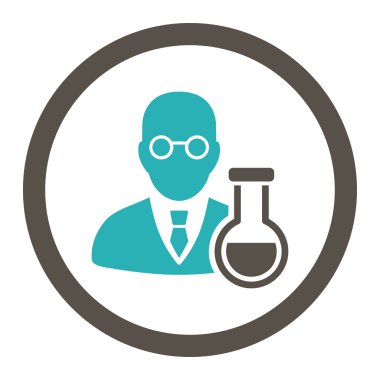 Kimyager yuvarlak Raster simgesi