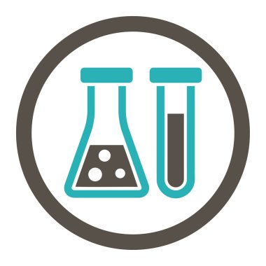 Kimya yuvarlak Raster simgesi