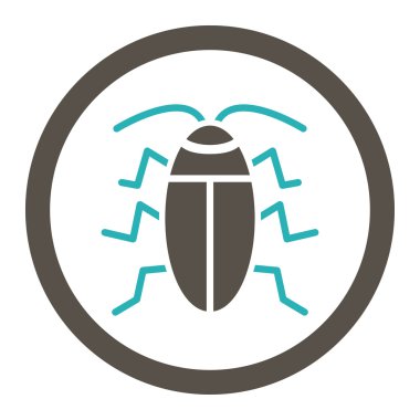 Hamam böceği yuvarlak Raster simgesi