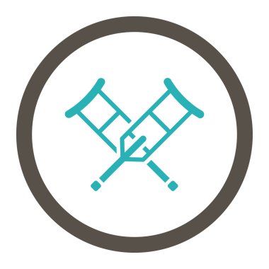 Koltuk değneği yuvarlak Raster simgesi