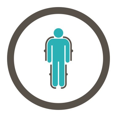 Dış iskelet yuvarlak Raster simgesi