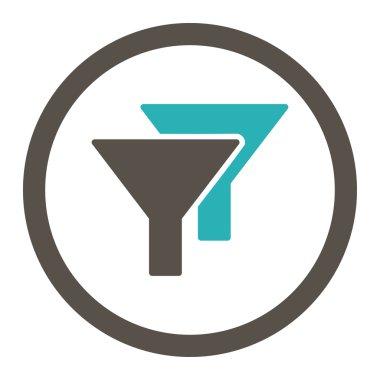 Filtreleri yuvarlak Raster simgesi