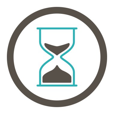 Kum saati yuvarlak Raster simgesi