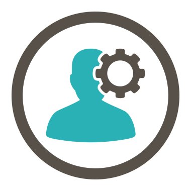 Migren yuvarlak Raster simgesi