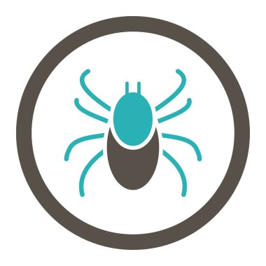 Mite yuvarlak Raster simgesi