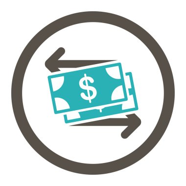 Para Satım yuvarlak Raster simgesi