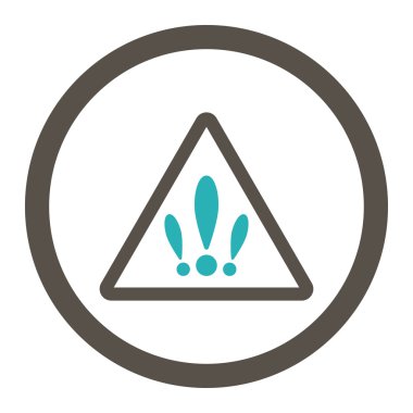 Birden fazla sorun yuvarlak Raster simgesi