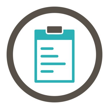 Pad metin yuvarlak Raster simgesi