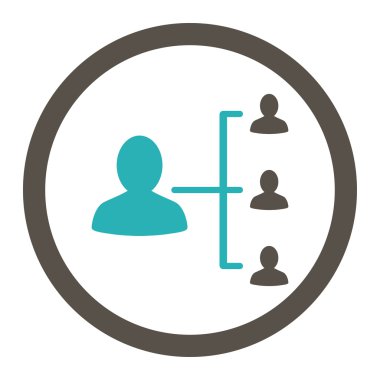 Hasta ilişkileri yuvarlak Raster simgesi