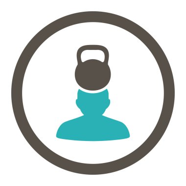 Hasta stres yuvarlak Raster simgesi