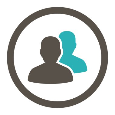 Hastalar yuvarlak Raster simgesi