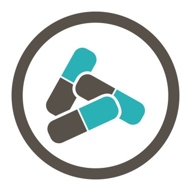 Hapları yuvarlak Raster simgesi